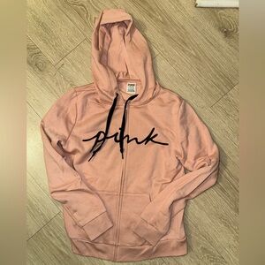 PINK Victoria's Secret Pink and Black Sweatshirt